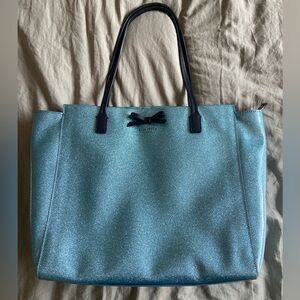 Kate Spade Jeralyn Mavis Large Tote glitter Blue